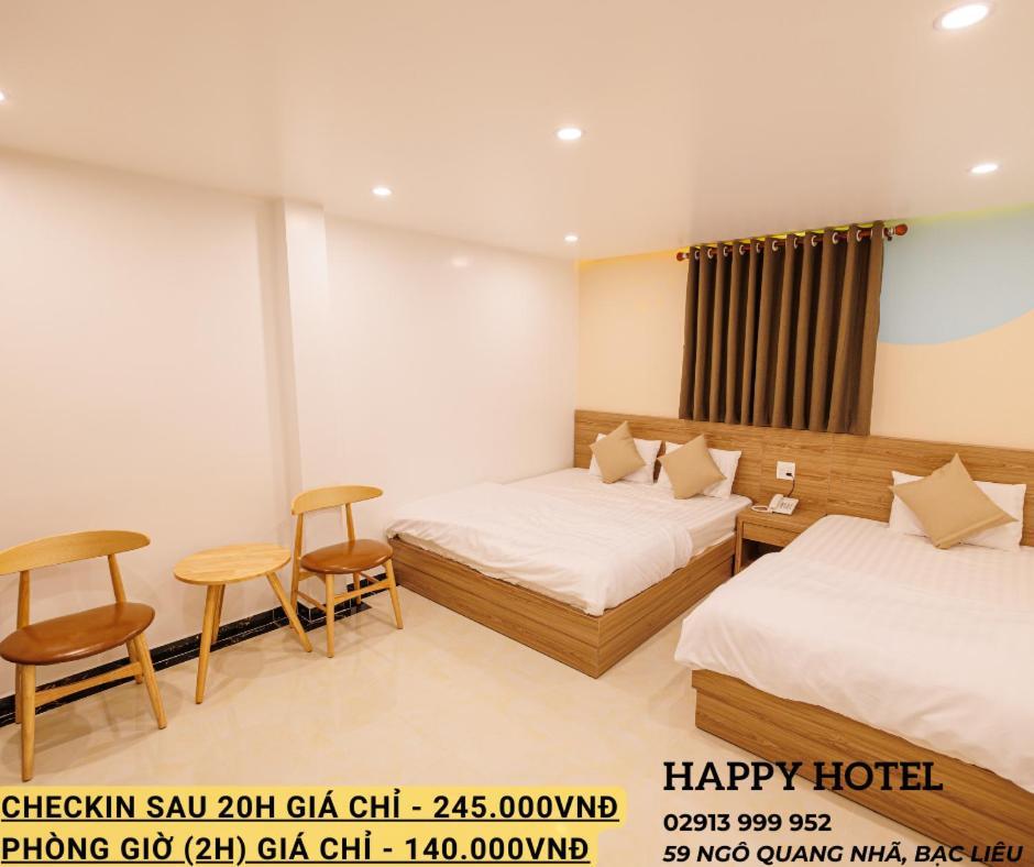 Happy Hotel Bac Lieu Exteriör bild